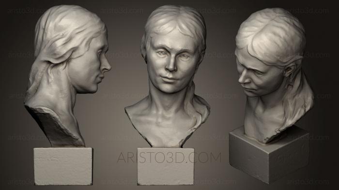 Busts and heads antique and historical (BUSTA_0529) 3D model for CNC machine